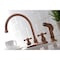 Kingston Brass KB726AXSP Vintage 8" Centerset Kitchen Faucet, Antique Copper KB726AXSP - alternate 4